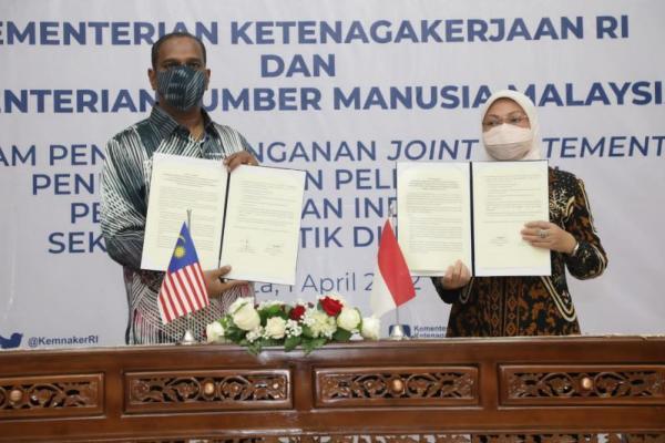 Indonesia-Malaysia Teken MoU Penempatan dan Perlindungan PMI