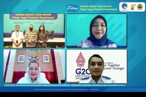 Kemenkominfo Sosialisasikan Mudik Sehat dan Aman, Patuhi Protokol Kesehatan