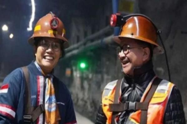 Kunjungi Area Reklamasi, Sri Mulyani Intip Tailing Freeport