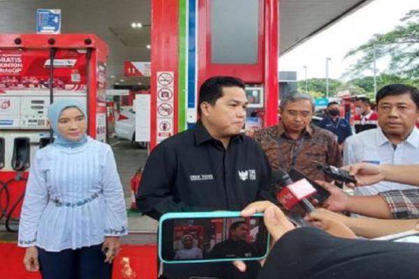 Pembatasan Beli Pertalite Belum Diberlakukan, Erick Thohir Ungkap Alasannya