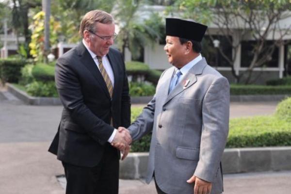 Prabowo Janji Balas Kunjungan Menhan Jerman