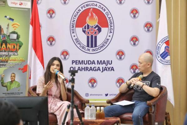 Mikha Tambayong Kemenpora Dorong Anak Muda Manfaatkan Dunia Digital