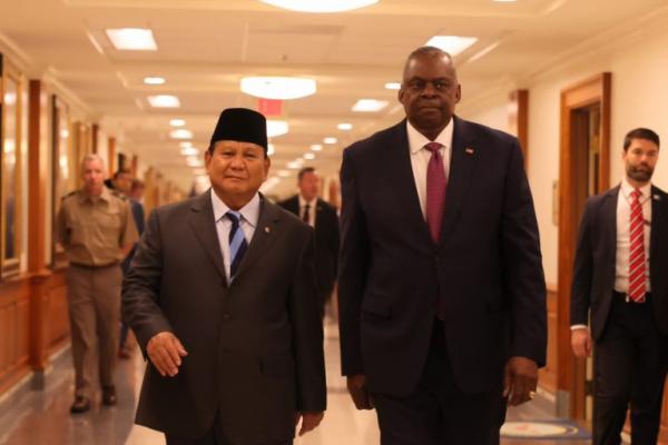 Menhan Prabowo Apresiasi AS Beri Beasiswa ke Taruna TNI