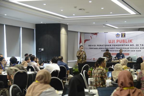 Kemenkumham Lakukan Uji Publik Tarif Baru PNBP