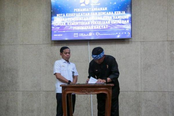 PUPR-Pemkot Bandung Kerja Sama Bangun Rusunami Cisaranten