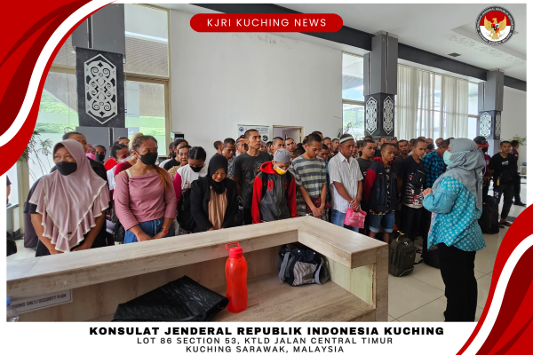 KJRI Kuching Bantu Repatriasi 9 WNI/PMI Terlantar di Malaysia
