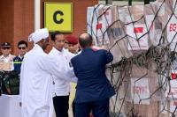 Jokowi Lepas Bantuan Kemanusian ke Palestina dan Sudan