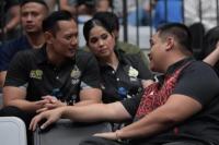 AHY Puji Kesuksesan Fun Volley Ball Red Sparks vs Indonesia All-Star