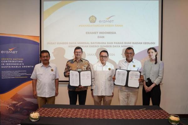 ESDM-Eramet Indonesia Jalin Kerja Sama Perkuat Ekosistem Kendaraan Listrik