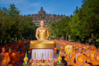 Rajut Harmoni, InJourney Siap Sambut Perayaan Waisak di Candi Borobudur