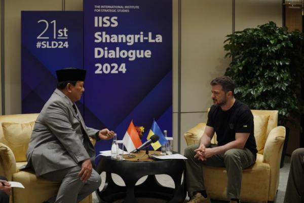 Prabowo-Presiden Ukraina Bahas Perdamaian Dunia
