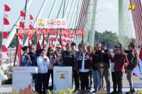 Presiden Jokowi Resmikan Jembatan Pulau Balang di IKN