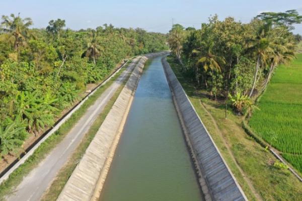 Kementerian PUPR Rampungkan Rehabilitasi Jaringan Irigasi Manganti