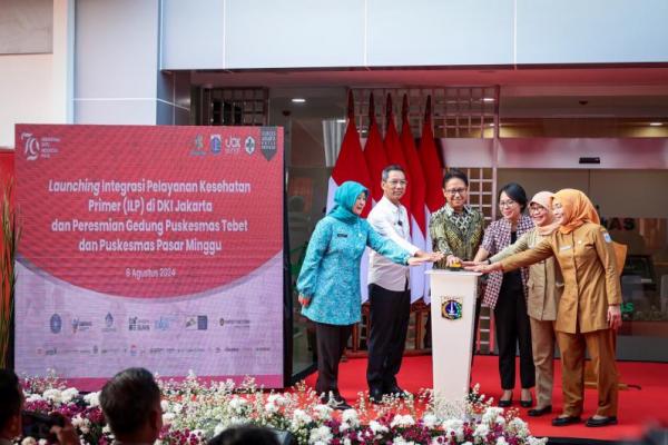 Menkes-Plt Gubernur Jakarta Luncurkan Program Integrasi Layanan Primer