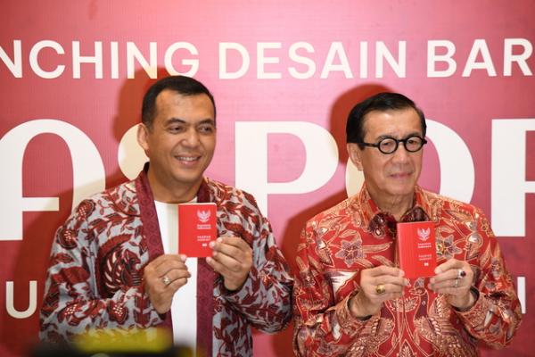 Kemenkumham Luncurkan Desain Baru Paspor Indonesia