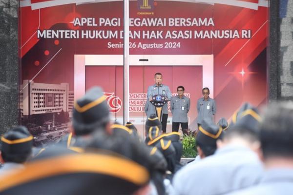 Dirjen HAM Ajak Pegawai Kemenkumham Kelola Emosi dalam Bekerja