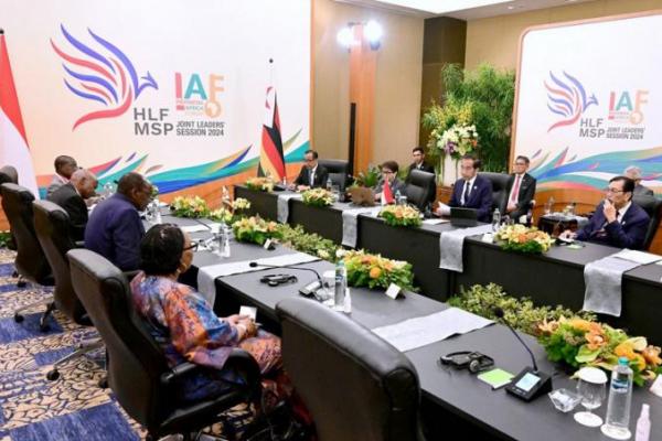 Jokowi Bertemu Wapres Zimbabwe, Bahas Kerja Sama Tiga Sektor Utama