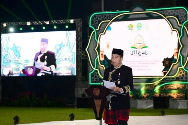 Jokowi Sebut Pentingnya Penguatan Nilai Al-Quran di Era Digital