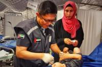 Satgas Nakes TNI Terus Layani Kesehatan Warga Palestina