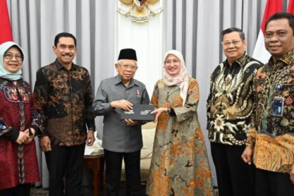 Wapres Ma`ruf Terima Manfaat Tabungan Hari Tua dari Taspen