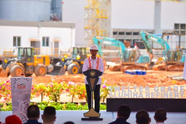 Presiden Jokowi Jamin Tak Lagi Ekspor Bahan Mentah