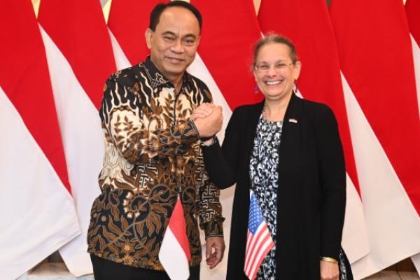 Bertemu Menkominfo, Pemerintah AS Komitmen Dukung Ekonomi Digital Indonesia