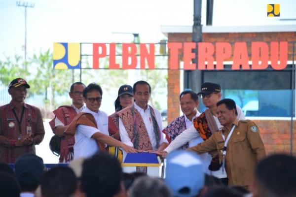 Telan Biaya Rp1,3 Triliun, Presiden Jokowi Resmikan Tujuh PLBN