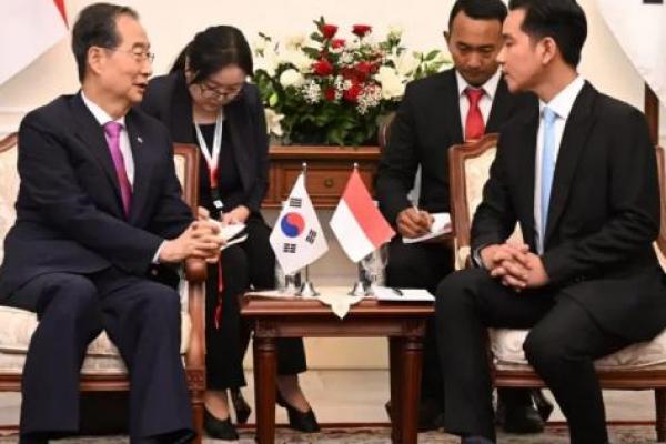 Gibran dan PM Korsel Ingin Perkuat Kerja Sama Hilirisasi Industri