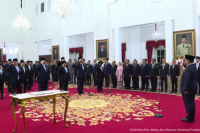 Prabowo Resmi Lantik Menteri Kabinet Merah Putih