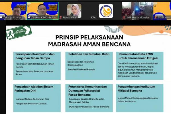 Kemenag Bekali Siswa Madrasah Cara Hadapi Ancaman Gempa Megathrust