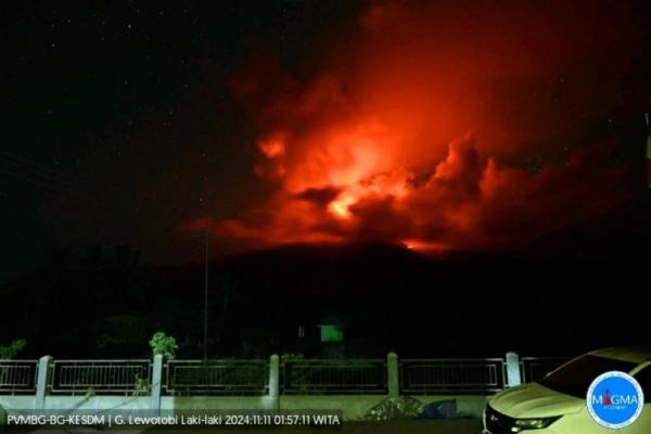 PVMBG: G. Lewotobi Masih Erupsi, Gunung Rokatenda dan Lokon Naik Status