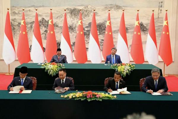 Indonesia dan Tiongkok Tandatangani Dua MoU Bidang Mineral