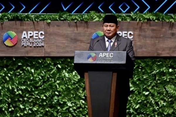 APEC CEO Summit, Prabowo Tekankan Pertumbuhan Ekonomi dan Perdamaian Dunia