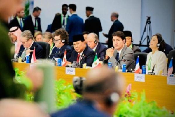 Di KTT G20, Prabowo Sebut Indonesia Terdampak Langsung Perubahan Iklim