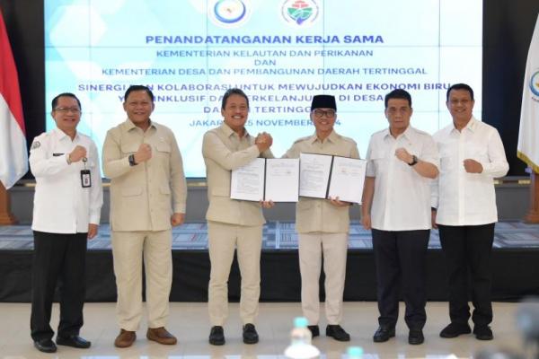Dukung Program MBG, Kemendes-KKP Jalin Kolaborasi