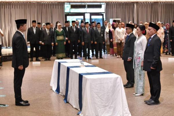 Lantik Pimti Pratama Kementrans, Ini Tiga Pesan Menteri Iftitah