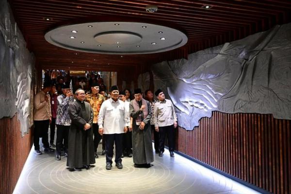 Resmikan Terowongan Silaturahim, Prabowo: Simbol Kerukunan