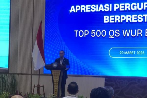 Mendikti Saintek: Pendidikan Tinggi di Indonesia Sudah Selevel Global