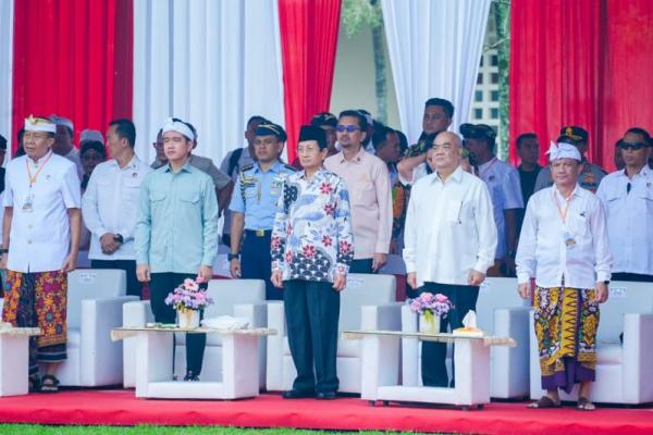 Menag Dampingi Wapres Hadiri Tawur Agung Kesanga, Tekankan Toleransi