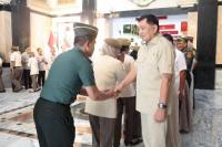 Menhan Pimpin Halalbihalal, Tekankan Soliditas Kemhan