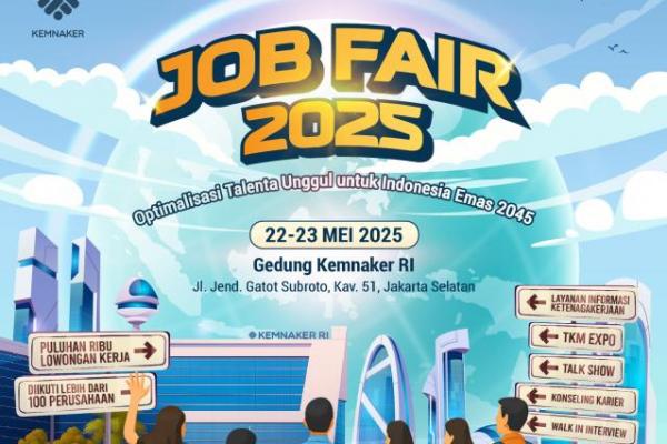 Kemnaker Gelar Job Fair 2025, Hadirkan Puluhan Ribu Lowongan Kerja
