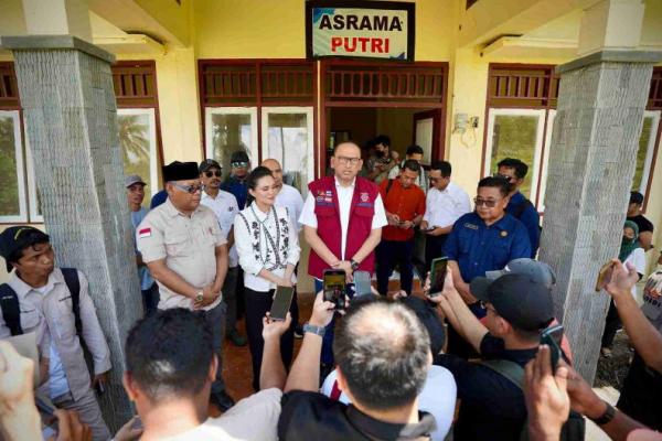Sekjen Kemensos Tinjau Sekolah Rakyat di Malut