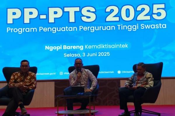 Kemdiktisaintek Buka Bantuan PP-PTS 2025, Ini Syaratnya