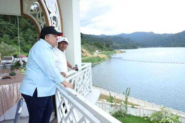 Wamen PKP Tinjau Bendungan Tiu Suntuk Sumbawa Barat