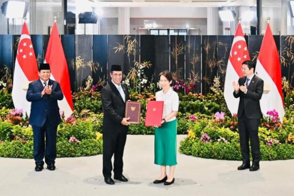 Indonesia-Singapura Kerja Sama Keamanan Pangan dan Teknologi Pertanian