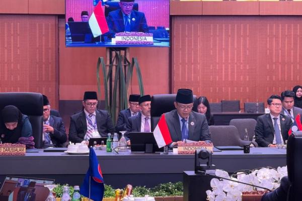 Menlu RI Soroti Peran Strategis AS di ASEAN, Desak Gencatan Senjata Gaza