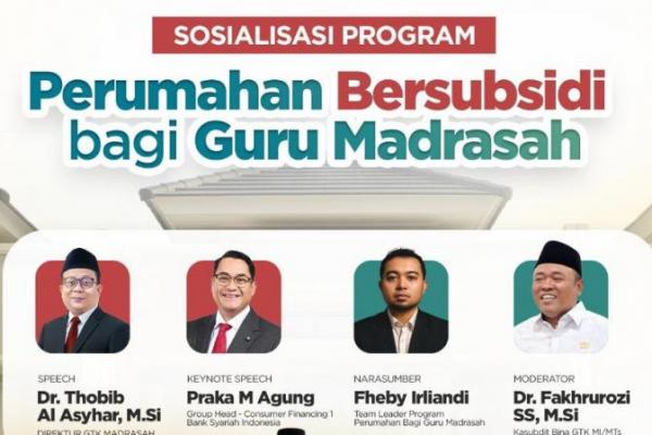 Kemenag Bahas Rumah Subsidi Guru Madrasah hingga Kesehatan Anak