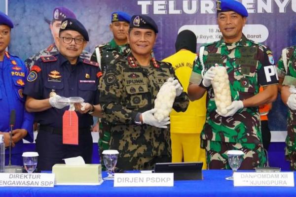 KKP Bongkar Jaringan Pelaku Penyelundupan Telur Penyu Lintas Negara