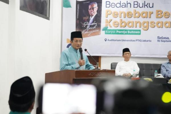 Menteri Agama Hadiri Bedah Buku tentang Pontjo Sutowo