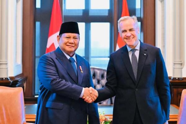 Prabowo dan PM Kanada Sepakat Perkuat Hubungan Bilateral